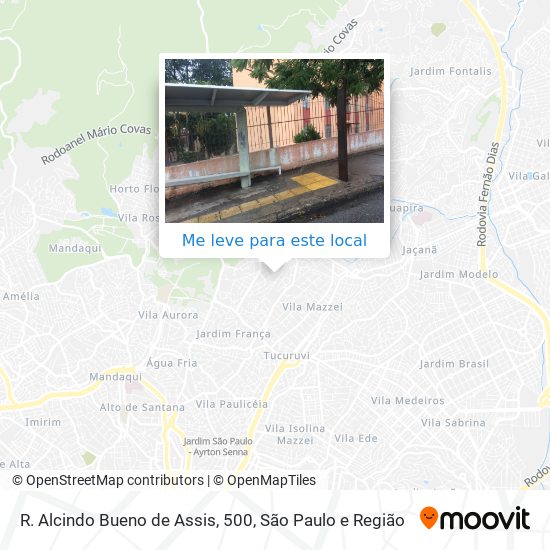 R. Alcindo Bueno de Assis, 500 mapa