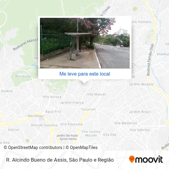 R. Alcindo Bueno de Assis mapa