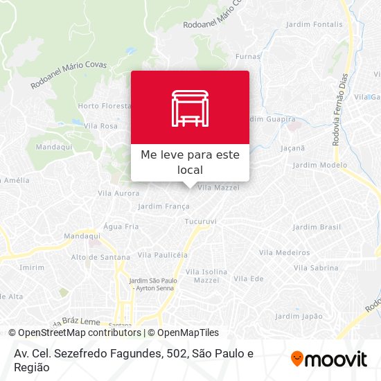 Av. Cel. Sezefredo Fagundes, 502 mapa