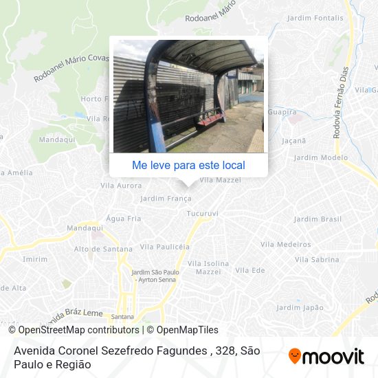 Avenida Coronel Sezefredo Fagundes , 328 mapa