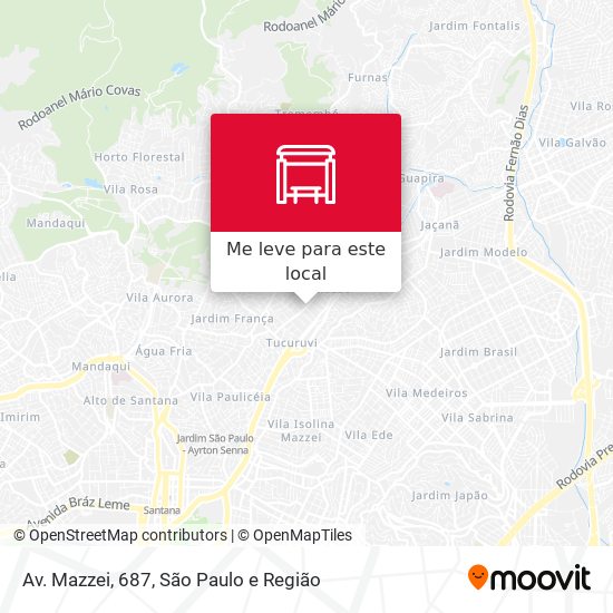 Av. Mazzei, 687 mapa