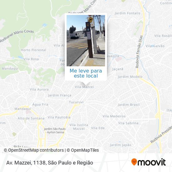 Av. Mazzei, 1138 mapa