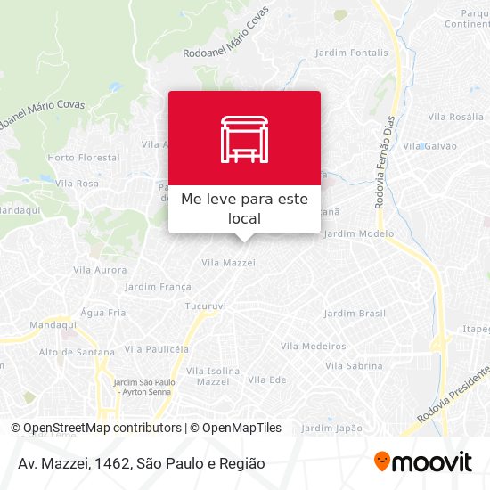 Av. Mazzei, 1462 mapa