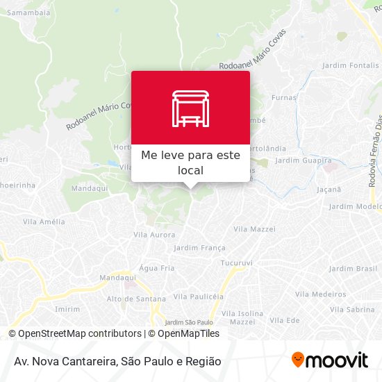 Av. Nova Cantareira mapa