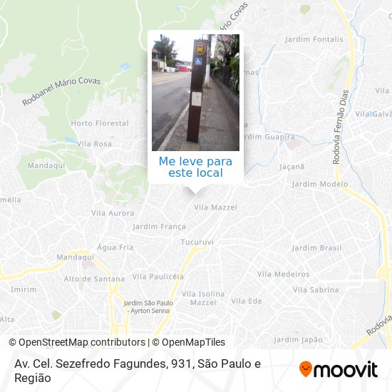 Av. Cel. Sezefredo Fagundes, 931 mapa