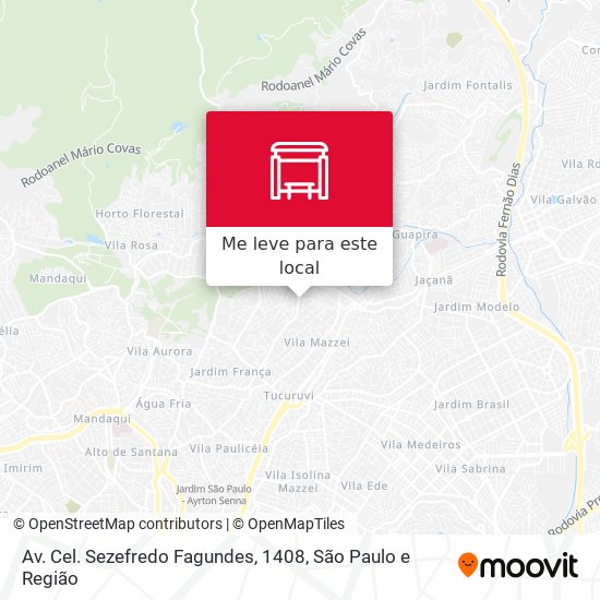 Av. Cel. Sezefredo Fagundes, 1408 mapa