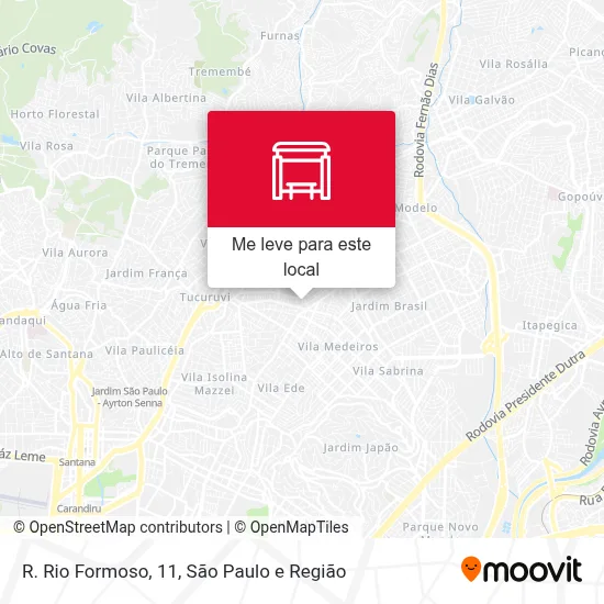 R. Rio Formoso, 11 mapa