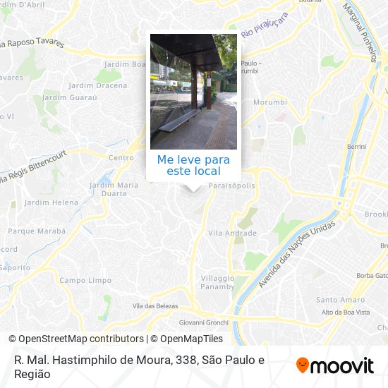 R. Mal. Hastimphilo de Moura, 338 mapa