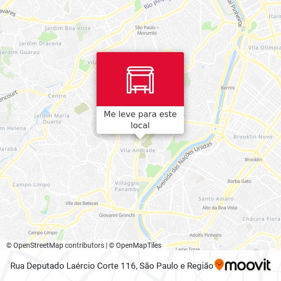 Rua Deputado Laércio Corte 116 mapa