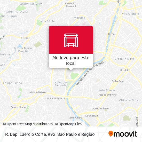 R. Dep. Laércio Corte, 992 mapa