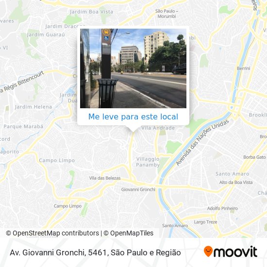 Av. Giovanni Gronchi, 5461 mapa