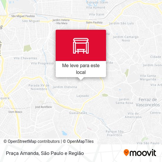 Praça Amanda mapa