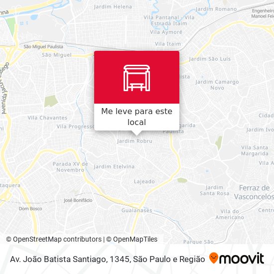Av. João Batista Santiago, 1345 mapa