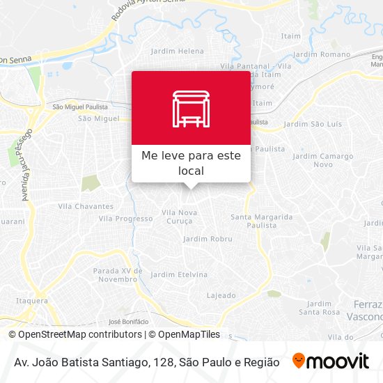Av. João Batista Santiago, 128 mapa