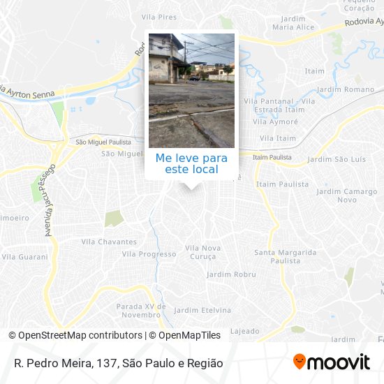 R. Pedro Meira, 137 mapa