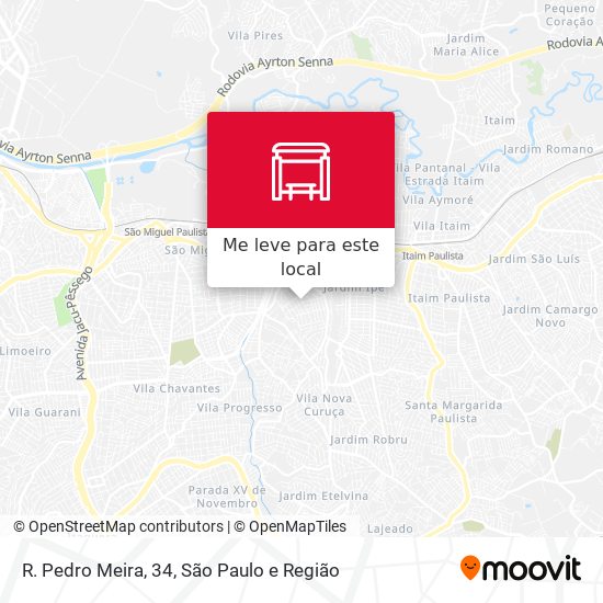 R. Pedro Meira, 34 mapa
