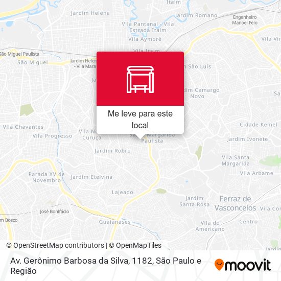 Av. Gerônimo Barbosa da Silva, 1182 mapa