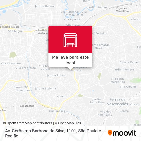 Av. Gerônimo Barbosa da Silva, 1101 mapa