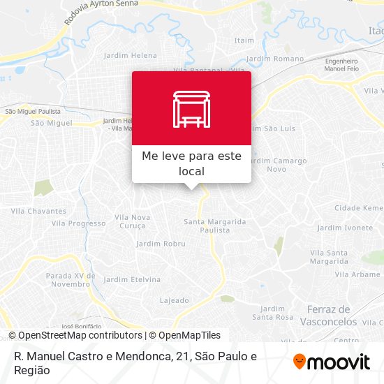 R. Manuel Castro e Mendonca, 21 mapa
