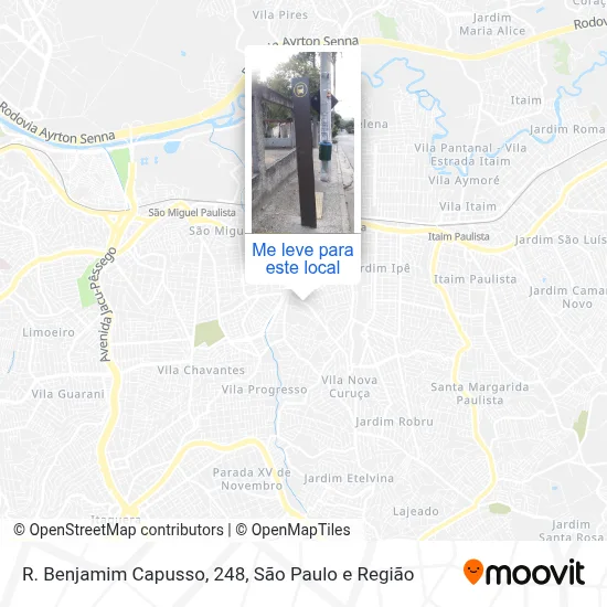 R. Benjamim Capusso, 248 mapa