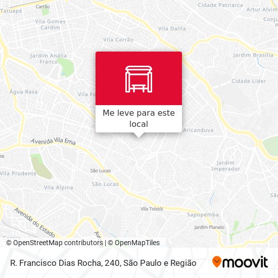 R. Francisco Dias Rocha, 240 mapa