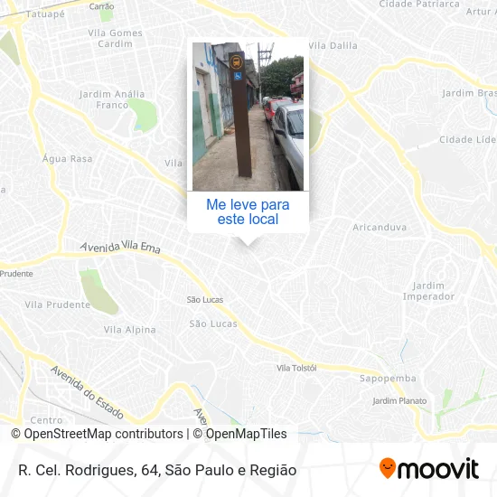 R. Cel. Rodrigues, 64 mapa