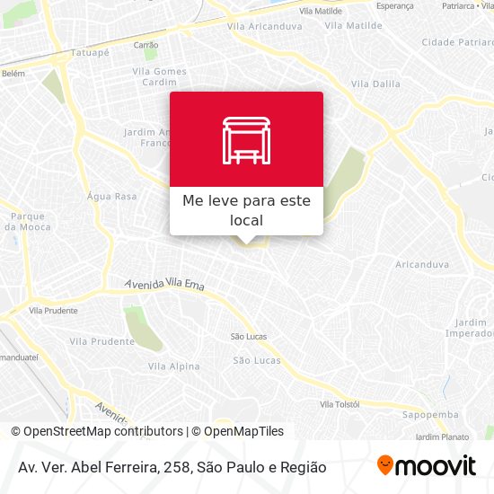 Av. Ver. Abel Ferreira, 258 mapa