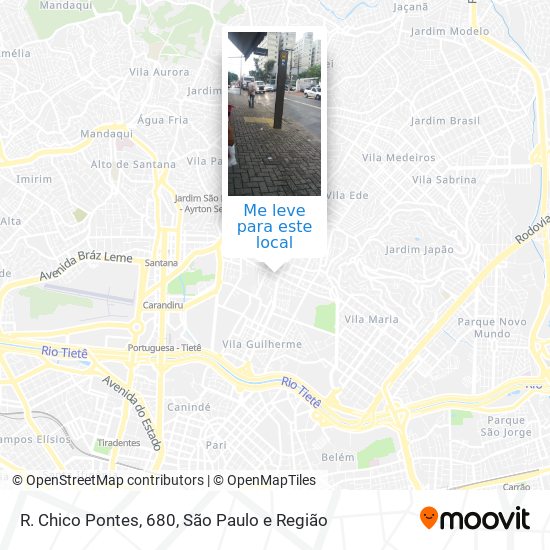 R. Chico Pontes, 680 mapa