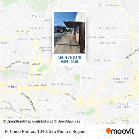R. Chico Pontes, 1040 mapa