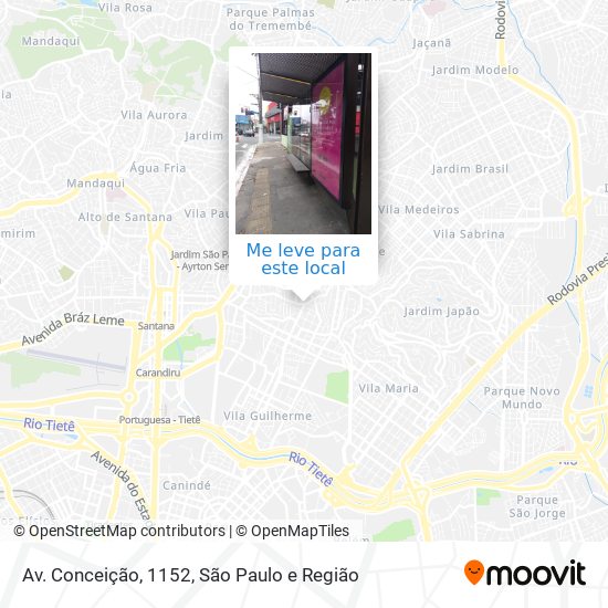 Av. Conceição, 1152 mapa