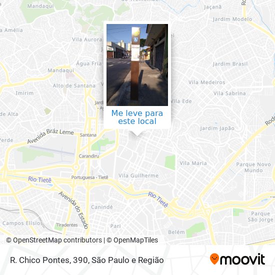 R. Chico Pontes, 390 mapa