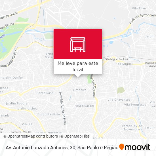 Av. Antônio Louzada Antunes, 30 mapa