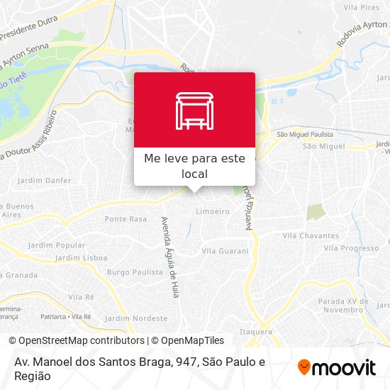 Av. Manoel dos Santos Braga, 947 mapa
