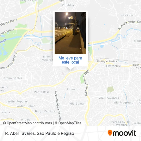 R. Abel Tavares mapa