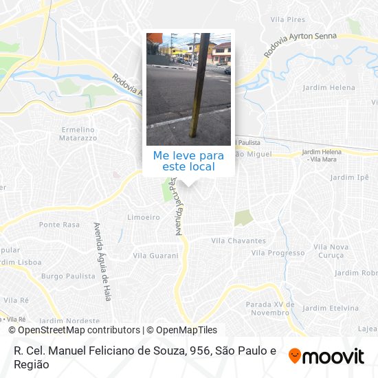 R. Cel. Manuel Feliciano de Souza, 956 mapa