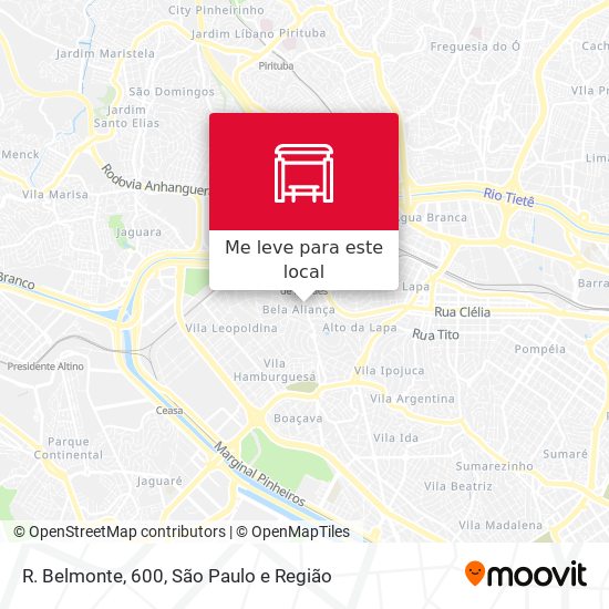 R. Belmonte, 600 mapa