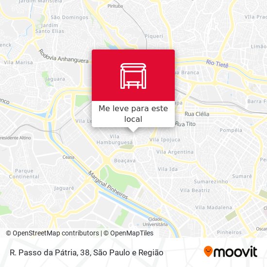 R. Passo da Pátria, 38 mapa