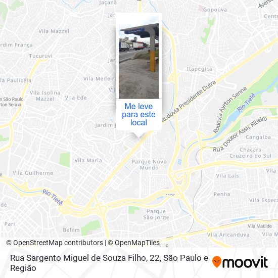 Rua Sargento Miguel de Souza Filho, 22 mapa