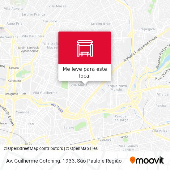 Av. Guilherme Cotching, 1933 mapa
