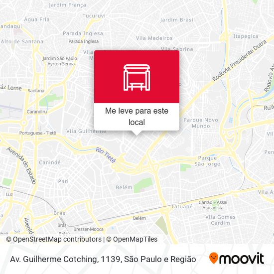 Av. Guilherme Cotching, 1139 mapa