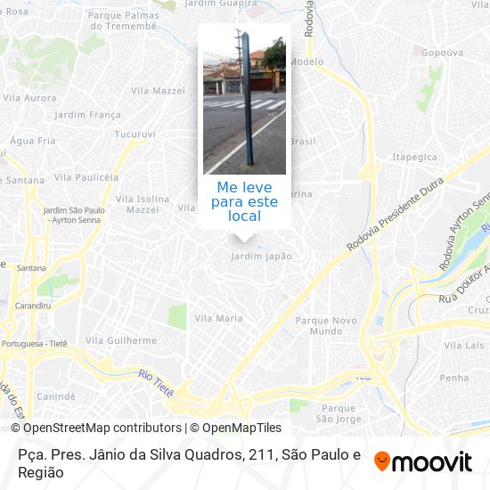 Pça. Pres. Jânio da Silva Quadros, 211 mapa