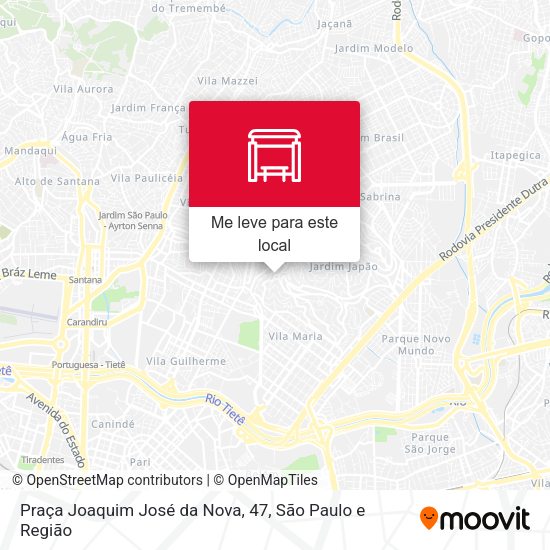 Praça Joaquim José da Nova, 47 mapa