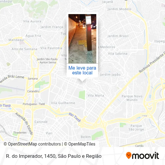 R. do Imperador, 1450 mapa