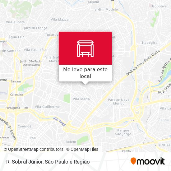R. Sobral Júnior mapa