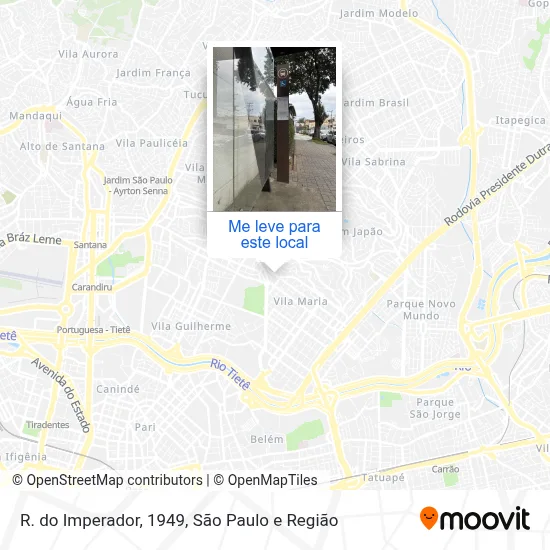 R. do Imperador, 1949 mapa