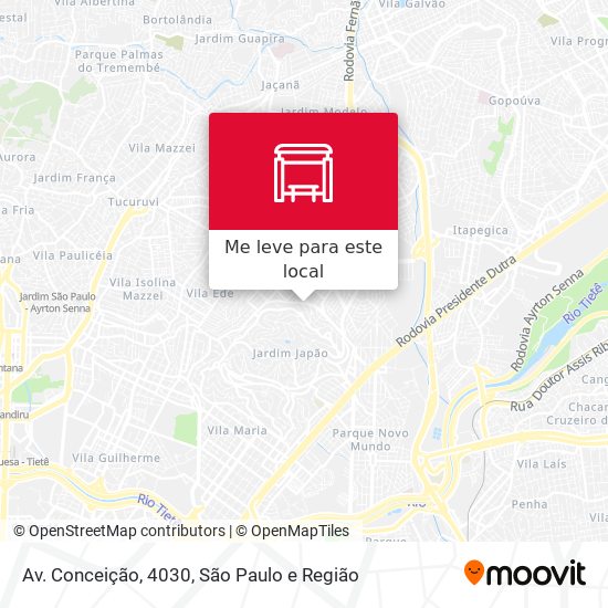 Av. Conceição, 4030 mapa