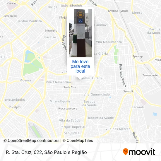 R. Sta. Cruz, 622 mapa