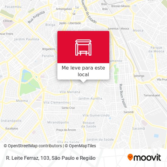 R. Leite Ferraz, 103 mapa
