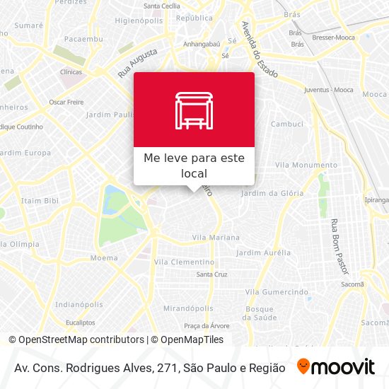 Av. Cons. Rodrigues Alves, 271 mapa