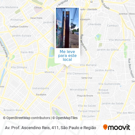Av. Prof. Ascendino Reis, 411 mapa